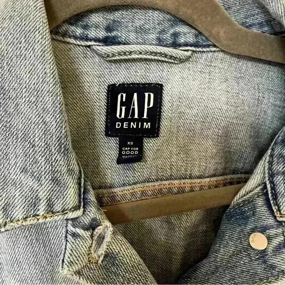 GAP Denim Jacket GAP Jean Jacket XS - Picture 4 of 7